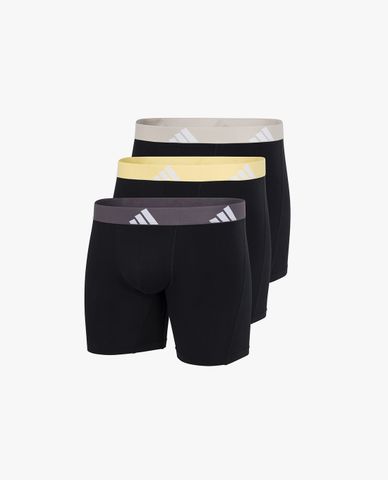 ADIDAS - Set 3 quần lót nam dáng boxer phối logo Active Flex Cotton 