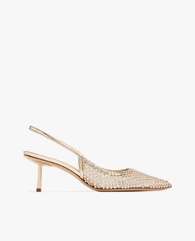  LE SILLA - Giày cao gót nữ bít mũi đính đá Chanel Gilda 