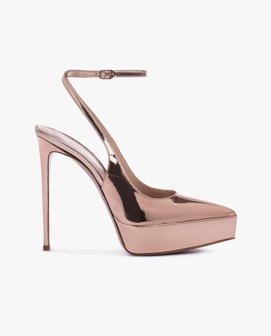  LE SILLA - Giày cao gót bít mũi nữ phối dây quai mảnh Chanel Uma 