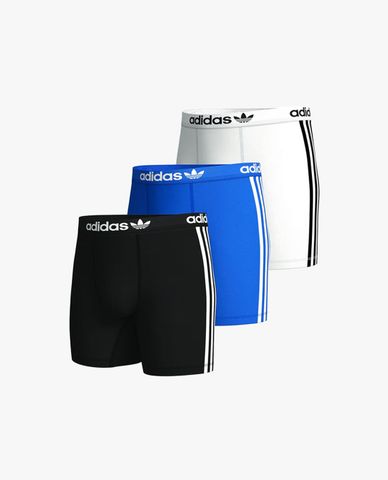  ADIDAS - Set 3 quần lót nam kiểu dáng boxer phối logo CFC 3 Stripes 