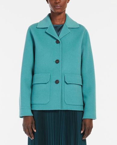  WEEKEND MAX MARA - Áo khoác dạ lông cừu nữ cổ bẻ Cervino 