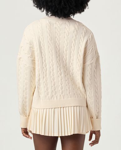  FILA - Áo sweatshirt nữ Baseline Chunky 