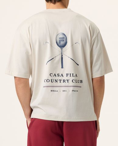  FILA - Áo thun unisex Country Club Racquet 