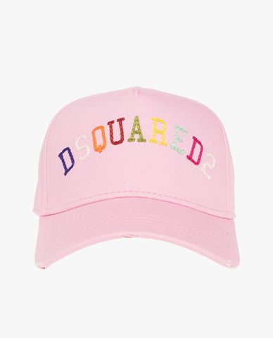  DSQUARED2 - Nón bóng chày nữ phối logo thời trang 