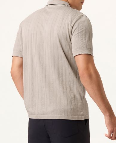  FILA - Áo polo nam phối khoá zip Challenger 