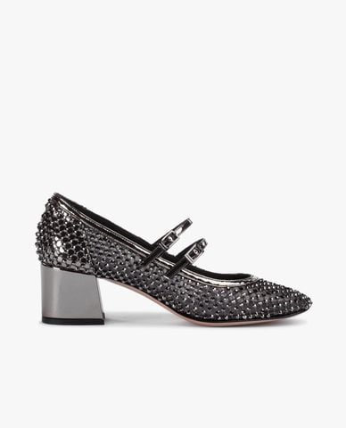  LE SILLA - Giày cao gót nữ bít mũi đính đá Danielle 