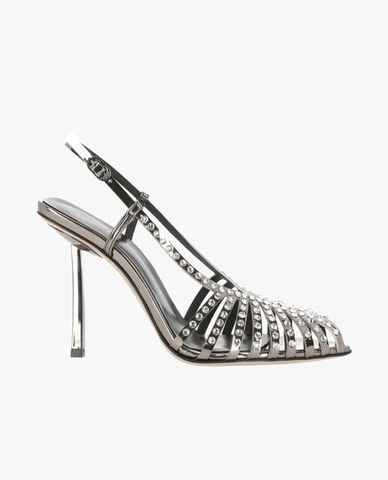  LE SILLA - Giày cao gót bít mũi đính đá Cage Pin 