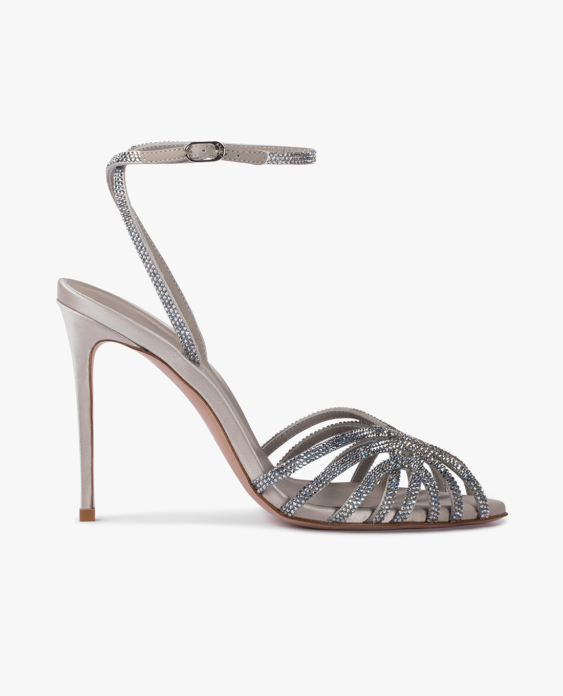 LE SILLA - Giày sandals cao gót quai đan chéo đính đá Embrace