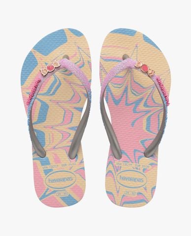  HAVAIANAS - Dép kẹp bé gái Kids Slim Glitter II 