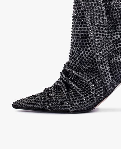  LE SILLA - Giày boots cao gót nữ mũi nhọn Stivaletto Fedra 