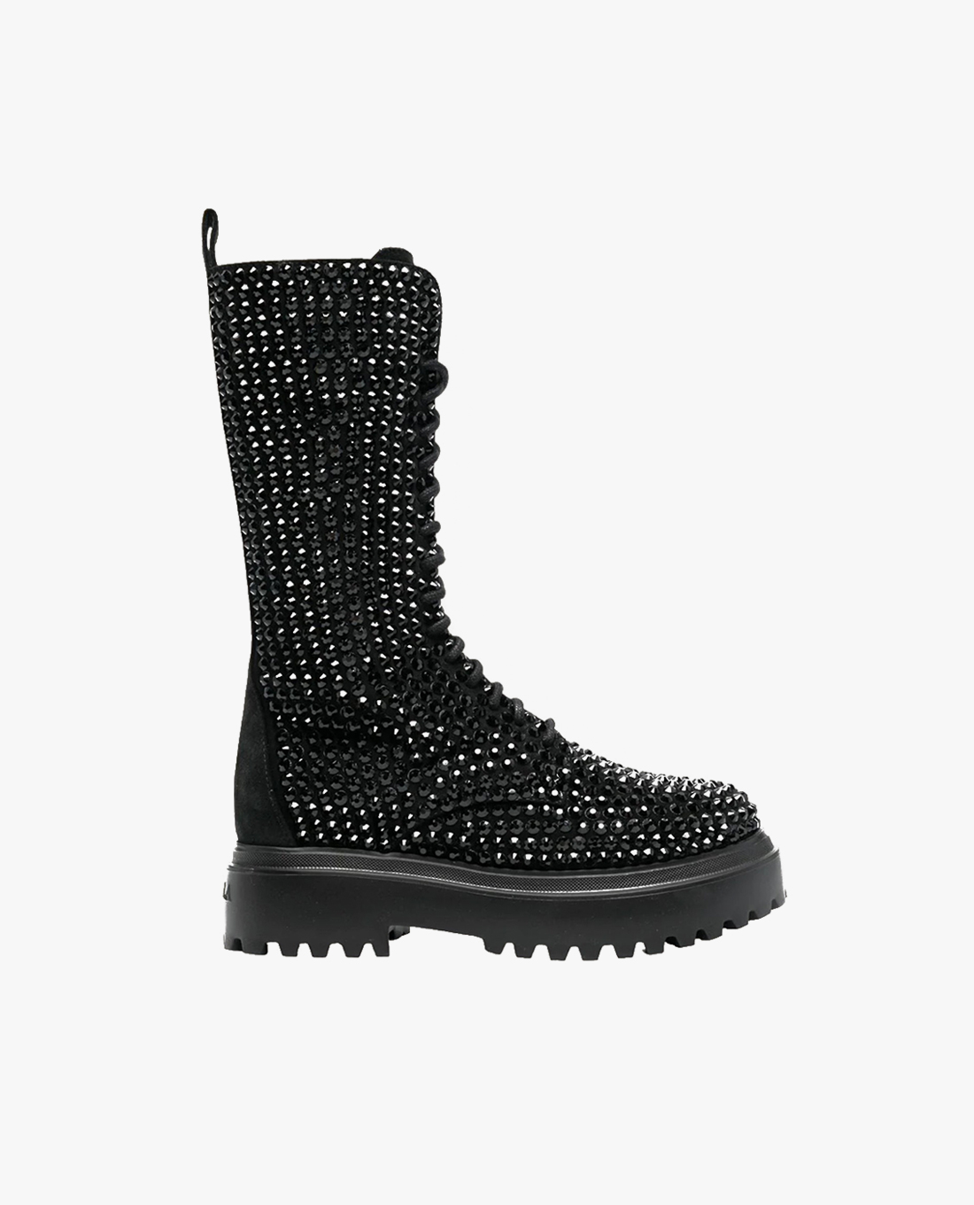 LE SILLA - Giày boots nữ đế vừa cổ cao Stivale Ranger