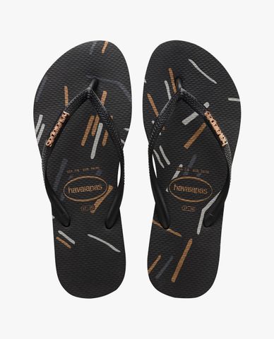  HAVAIANAS - Dép nữ Slim Logo Metallic 