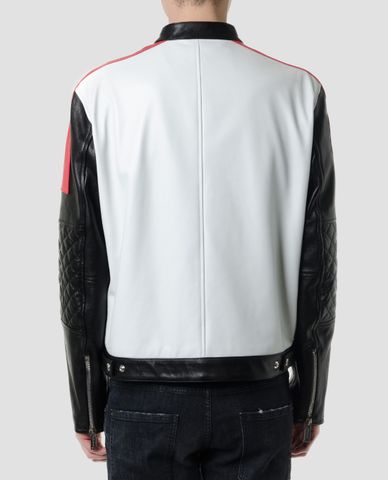  DSQUARED2 - Áo khoác nam họa tiết dãy màu Multicolor Calf 