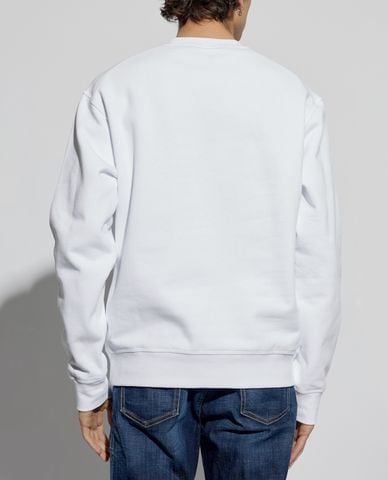 DSQUARED2 - Áo sweatshirt nam cổ tròn tay dài in logo 