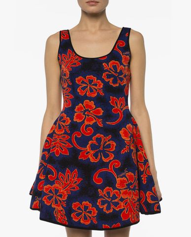  DSQUARED2 - Đầm mini sát nách dáng xòe Flared Slip 