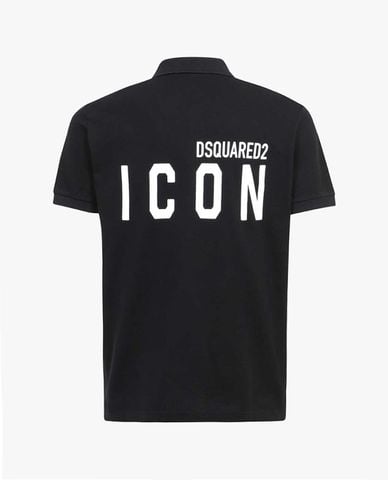  DSQUARED2 - Áo polo nam cổ bẻ tay ngắn trẻ trung Tennis 