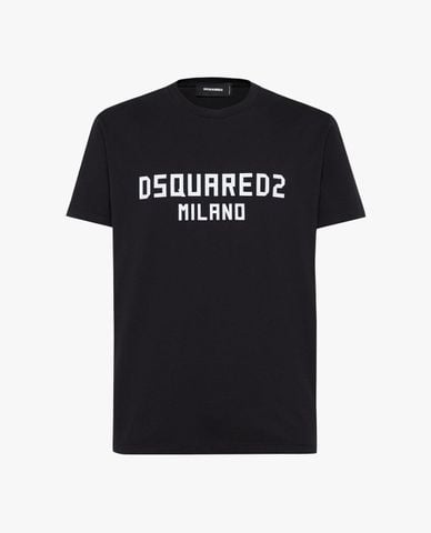  DSQUARED2 - Áo thun nam cổ tròn tay ngắn Cool 