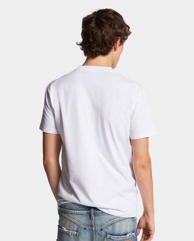  DSQUARED2 - Áo thun nam cổ tròn tay ngắn Cool 