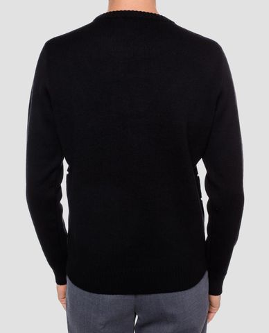  DSQUARED2 - Áo sweatshirt nam cổ tròn họa tiết 1995 MC Crew 