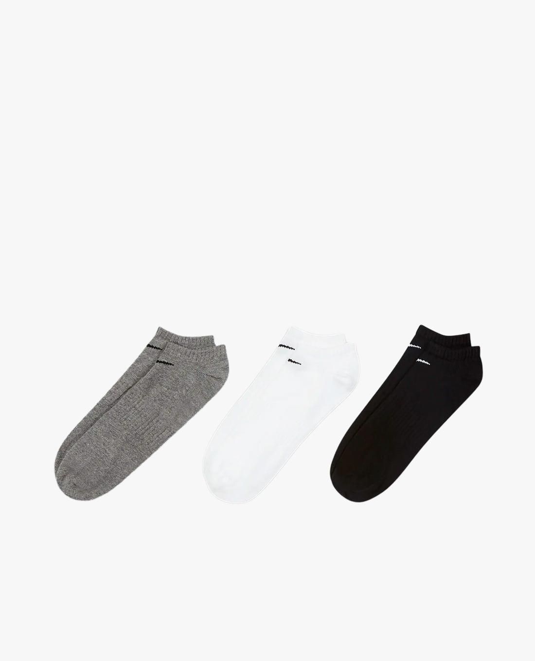 NIKE - Set 3 đôi vớ unisex cổ thấp hiện đại