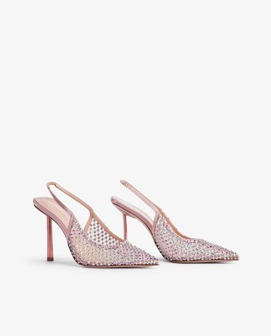  LE SILLA - Giày cao gót nữ bít mũi đính đá Gilda 