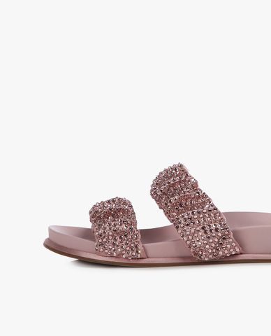  LE SILLA - Dép quai ngang nữ đính đá Sandalo Pool Side 