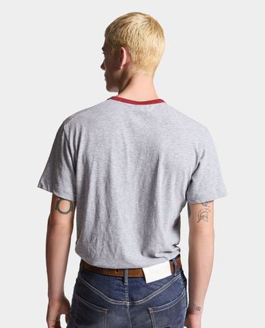  DSQUARED2 - Áo thun nam cổ tròn tay ngắn Basketball Team 