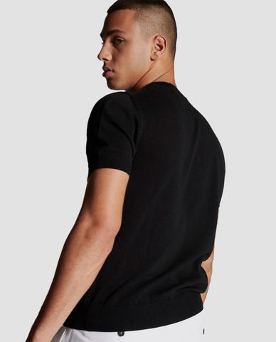  DSQUARED2 - Áo thun nam cổ tròn tay ngắn in logo 