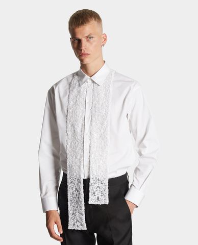  DSQUARED2 - Áo sơ mi nam tay dài D2 Blossom Scarf 