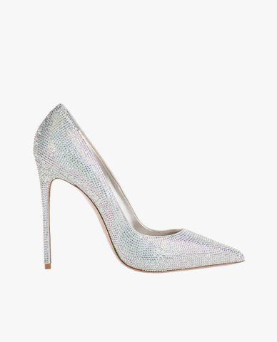  LE SILLA - Giày cao gót nữ bít mũi đính pha lê Eva 