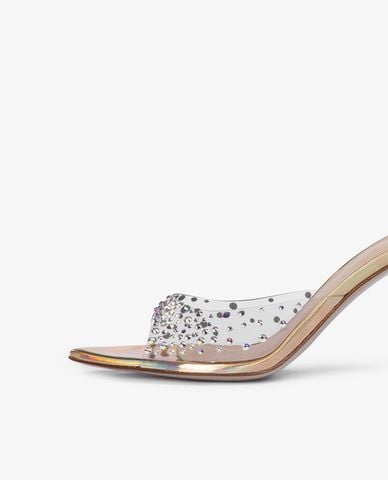  LE SILLA - Giày mules cao gót nữ mũi nhọn Sandalo Nicole 