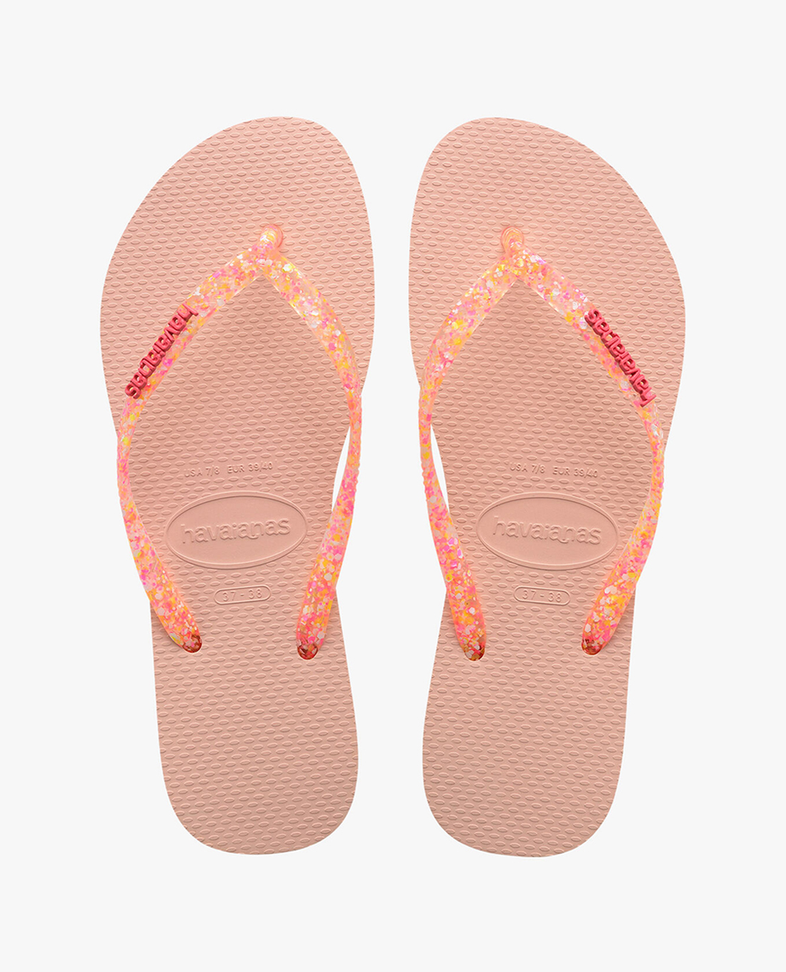 HAVAIANAS - Dép kẹp nữ Slim Logo Metallic