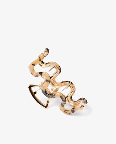  CECI - Kẹp tóc càng cua dáng dài phối hoạ tiết độc đáo 