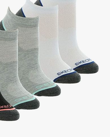  SKECHERS - Set 6 đôi vớ nữ cổ thấp thời trang 