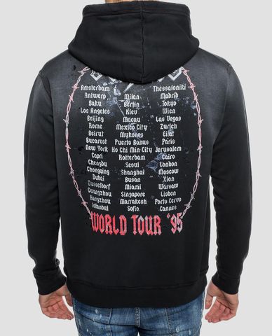  DSQUARED2 - Áo sweatshirt nam họa tiết in trước và sau 