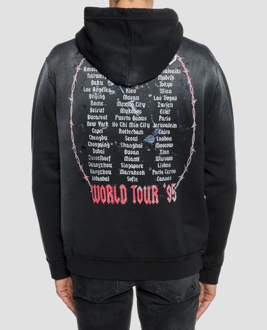  DSQUARED2 - Áo sweatshirt nam họa tiết in trước và sau 