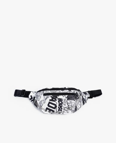  CECI - Túi bao tử phối zip họa tiết in thời trang 