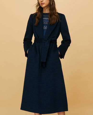  MAX&Co. - Áo blazer nữ dáng dài phối thắt lưng Run In Pure Wool 