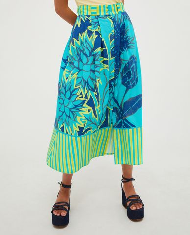  MAX&Co. - Chân váy xếp tầng midi phối hoa văn Roll 