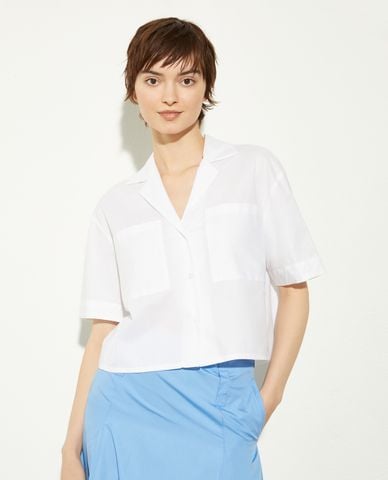  MAX&Co. - Áo sơ mi nữ cổ bẻ tay ngắn Brunner 