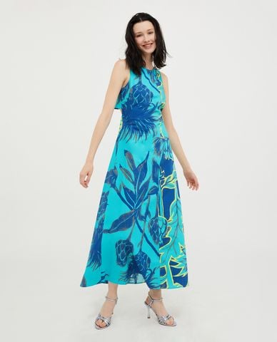  MAX&Co. - Đầm cut out sát nách midi phối hoạ tiết Mentana 