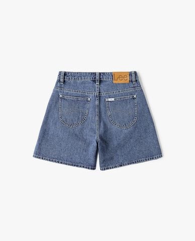  LEE - Quần short jeans nữ ống rộng Modern 