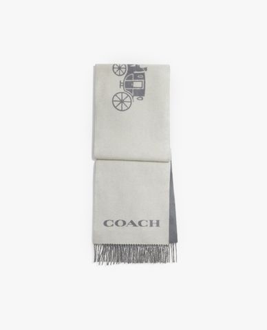  COACH - Khăn choàng nữ chữ nhật Horse & Carriage Cashmere Muffler 