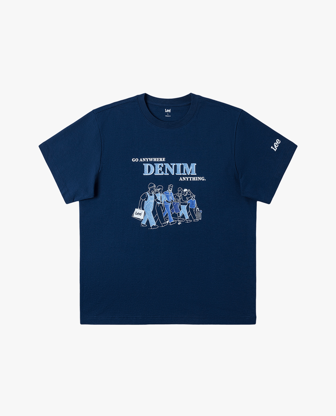 LEE - Áo thun nam cổ tròn tay ngắn Modern Comfort