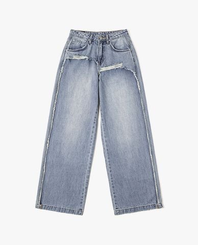  LEE - Quần jeans nữ ống rộng 