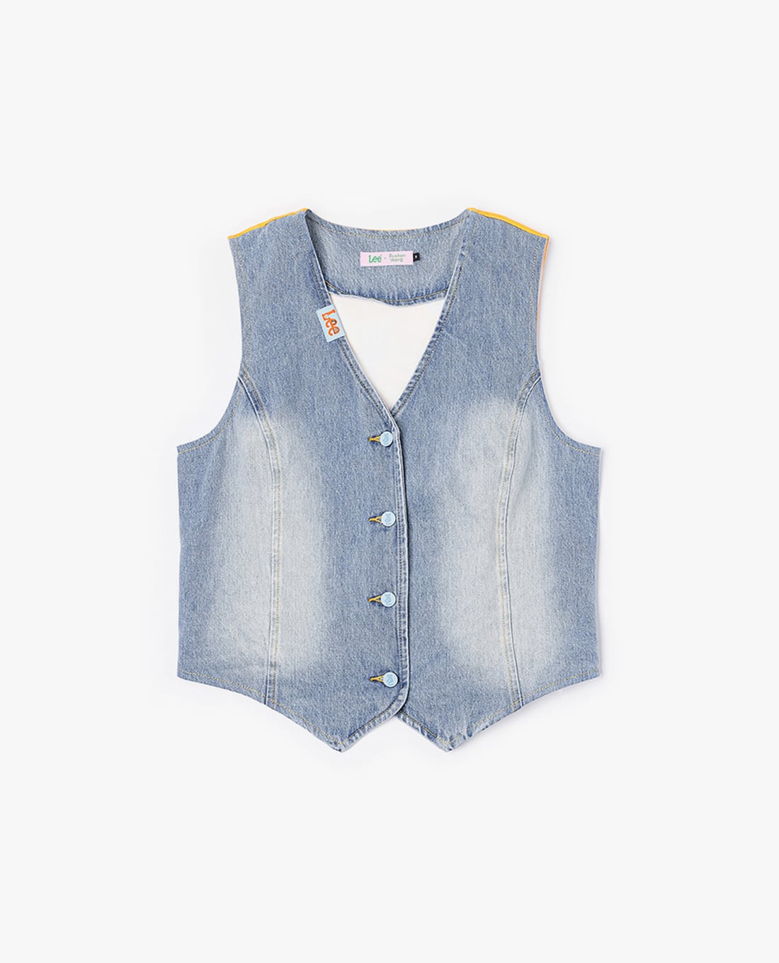 LEE - Áo khoác gilet nữ denim Ruohan Wang Seasonal