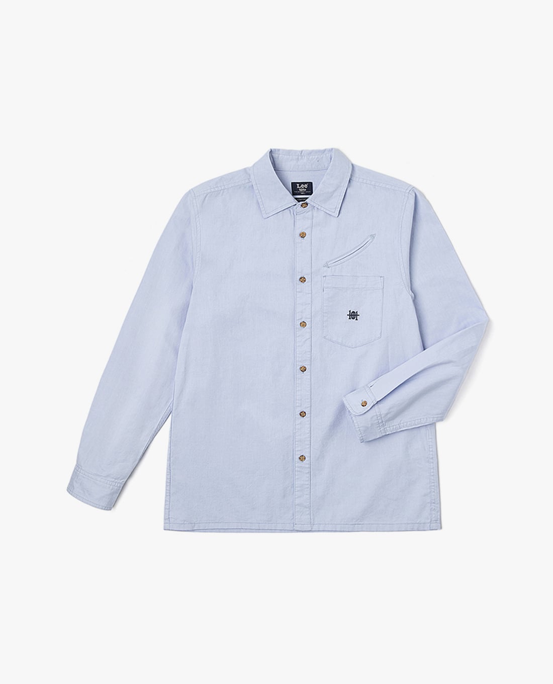 LEE - Áo sơ mi nam cổ bẻ tay dài 101+ Comfort