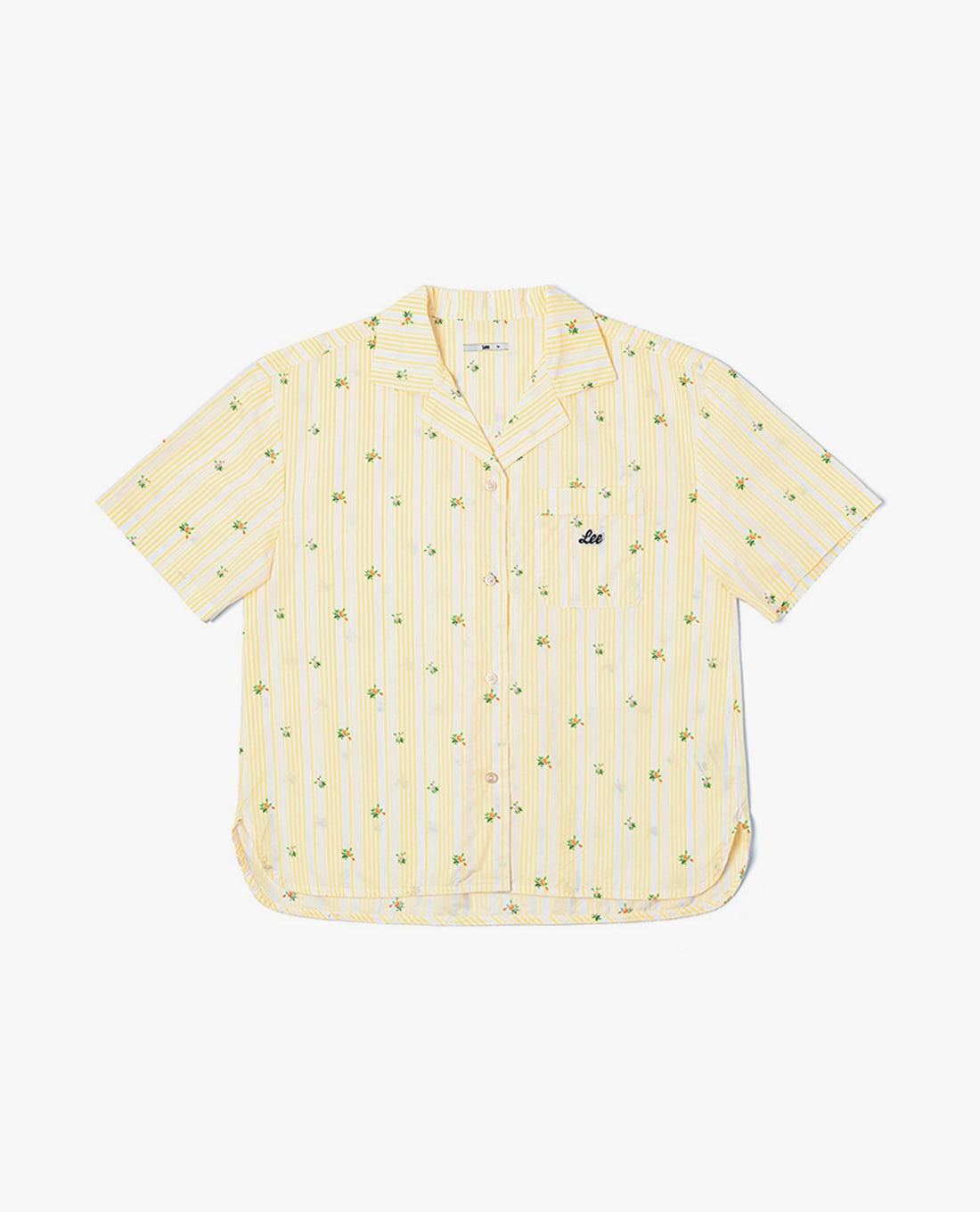 LEE - Áo sơ mi nữ cổ bẻ tay ngắn Modern Seasonal