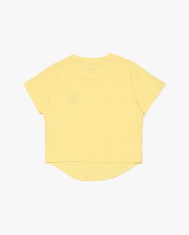  LEE - Áo croptop nữ cổ tròn tay ngắn Modern Seasonal 