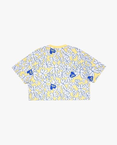  LEE - Áo croptop nữ cổ tròn tay ngắn Modern Seasonal 